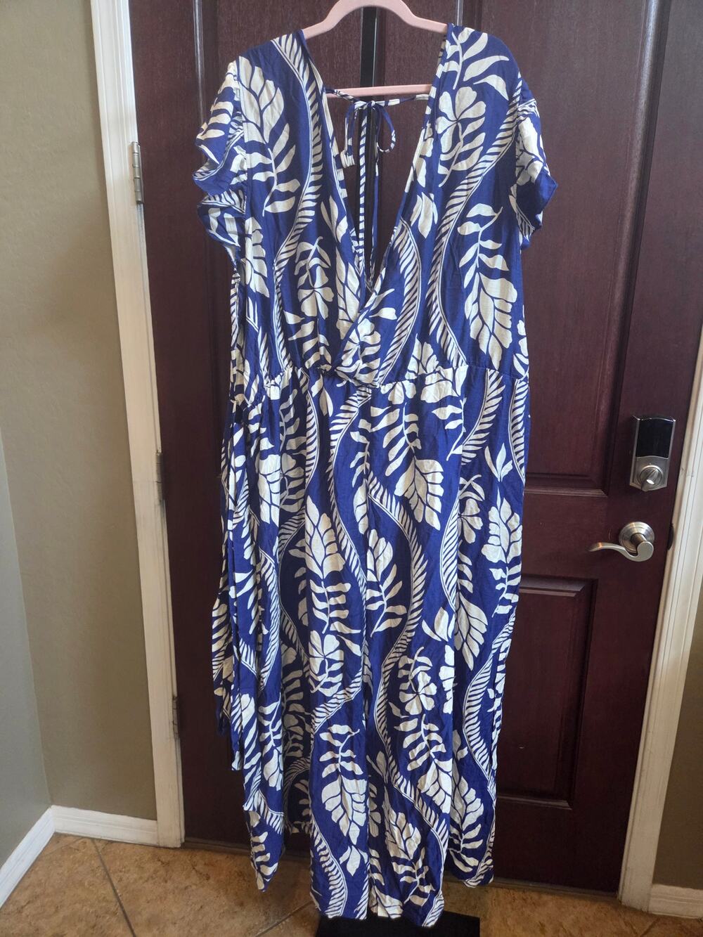 NWT BloomChic Tropical Wide Leg Jumpsuit Plus Size 30 NWT